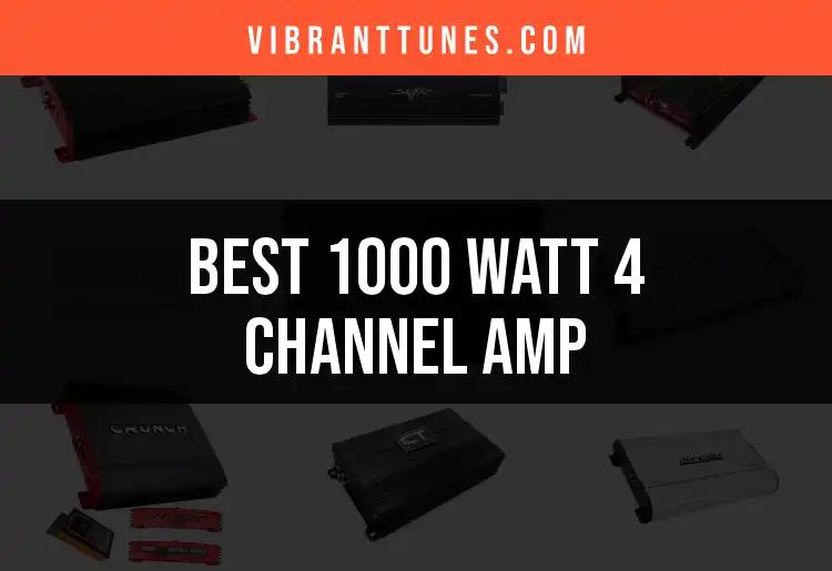 11 Standout 1000 Watt 4 Channel Amps for Epic Sound