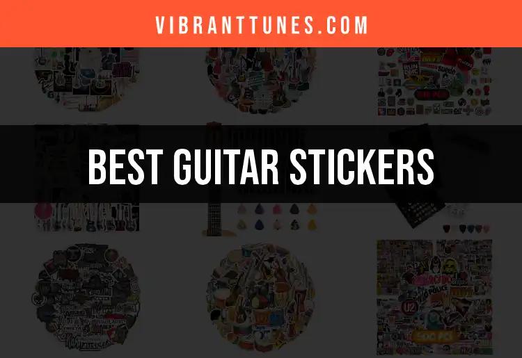 11 Striking Guitar Stickers to Amp Up Your Vibe