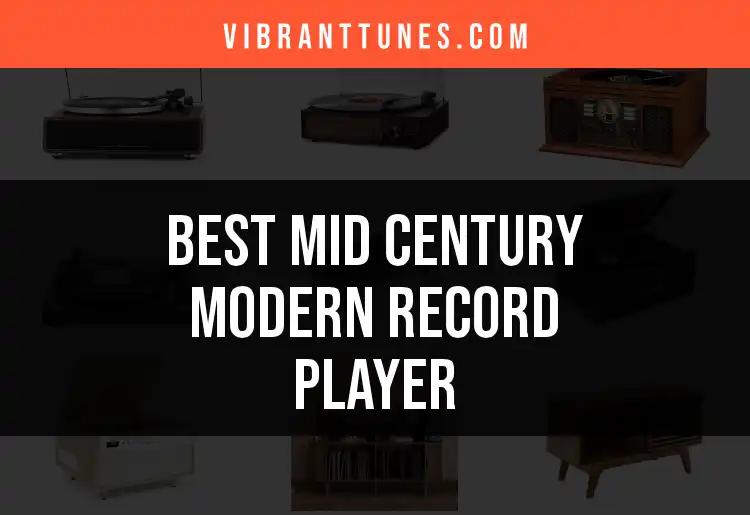 12 Must-See Mid Century Modern Record Players for Music Lovers