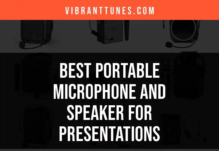 14 Top Portable Microphones and Speakers for Presentations